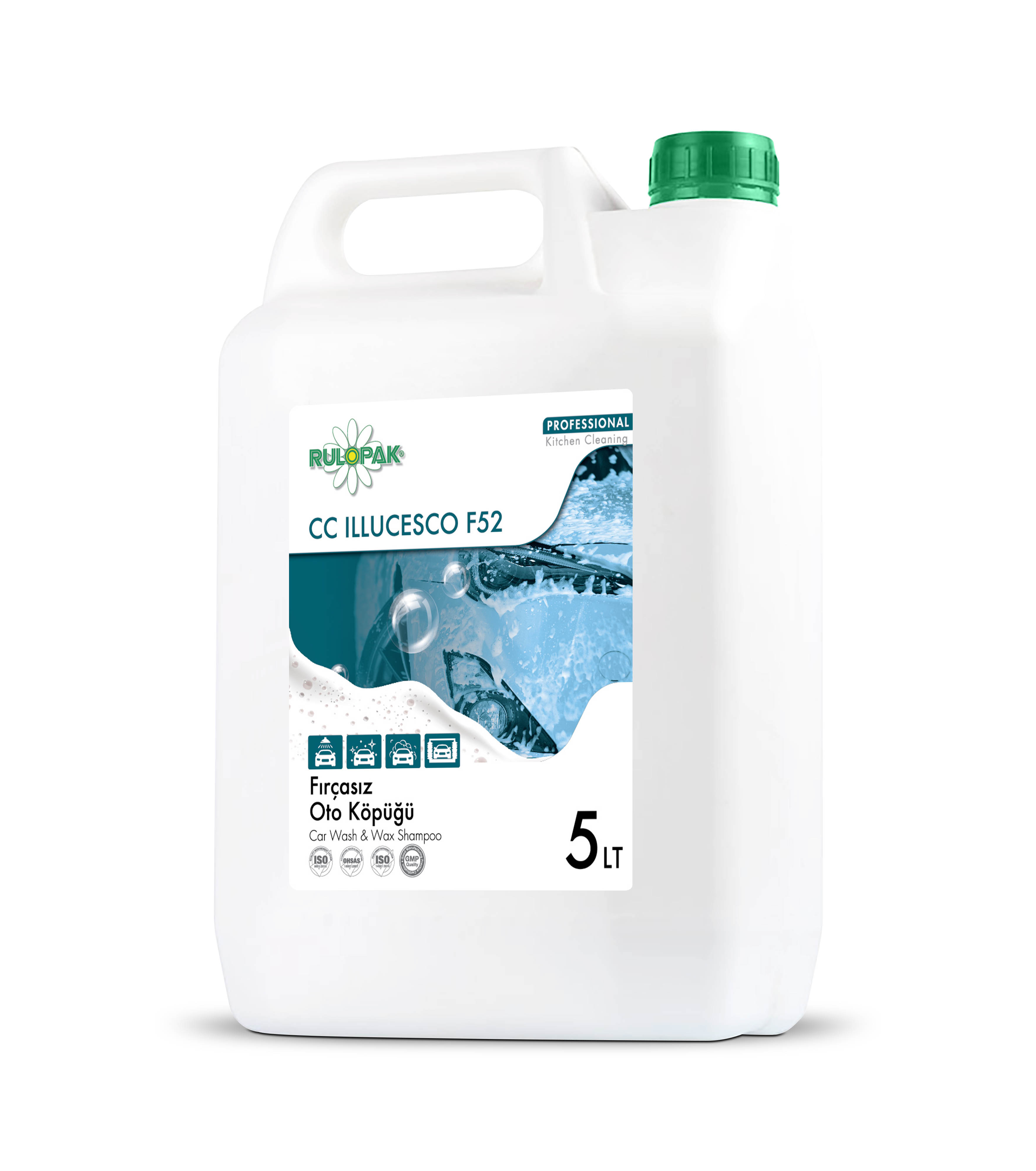 RULOPAK FIRÇASIZ CİLALI OTO KÖPÜĞÜ 5 KG